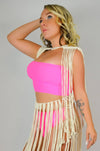 Xo Playa 2-piece Macrame Cover-up